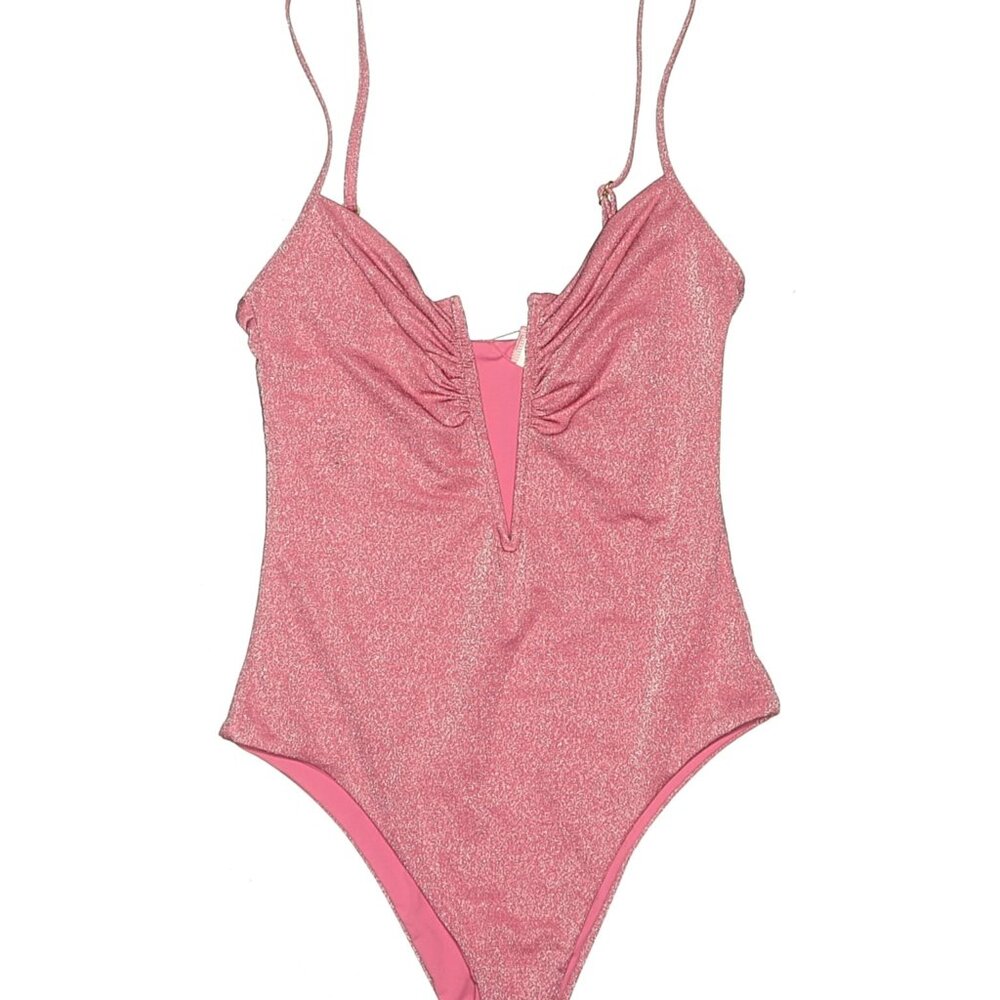 L*Space x Revolve Roxanne One Piece Swimsuit Bubblegum NWT Size 6